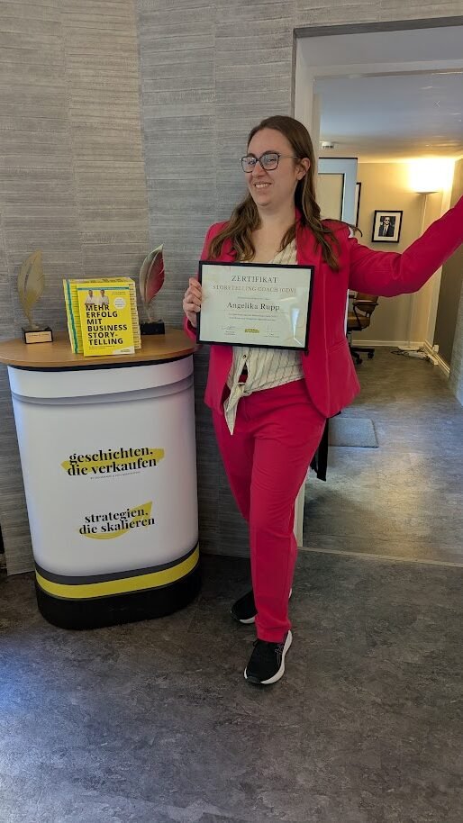 Angelika mit Zertizikat